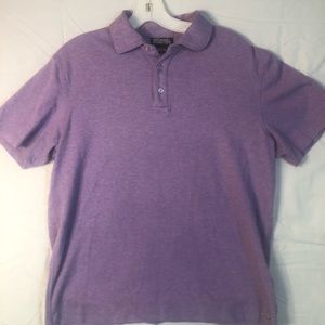 Purple polo shirt